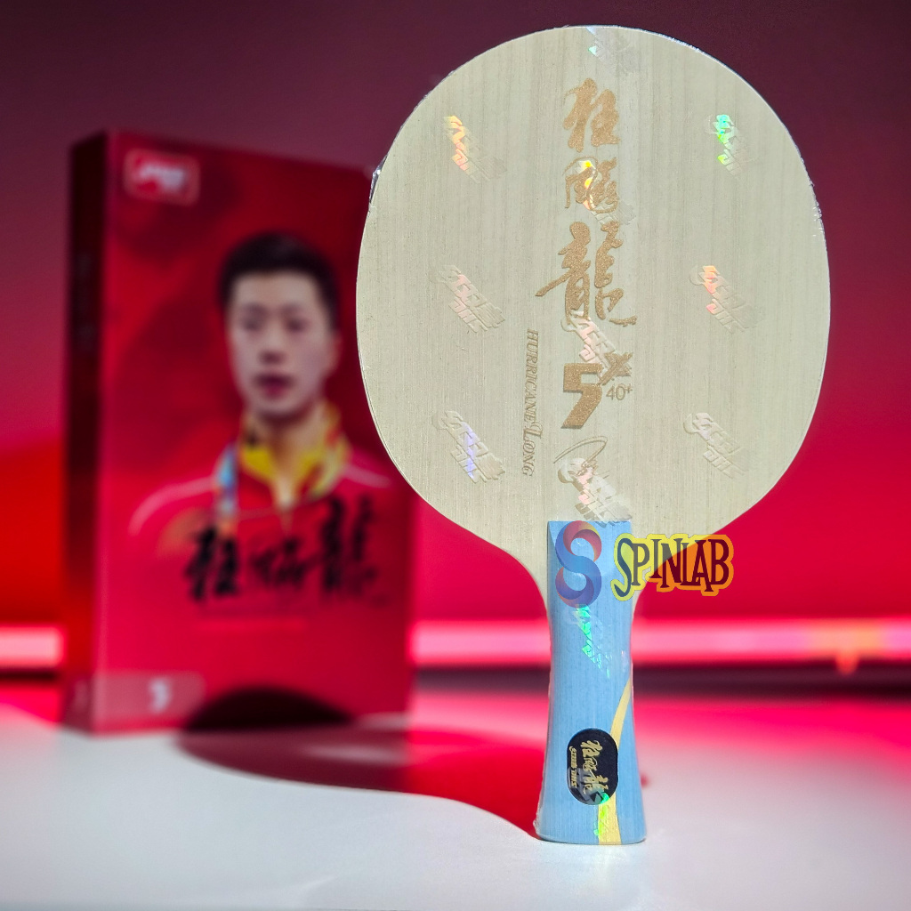 DHS Hurricane Long 5X | Blade Kayu Pingpong Tenis Meja Arylate Carbon