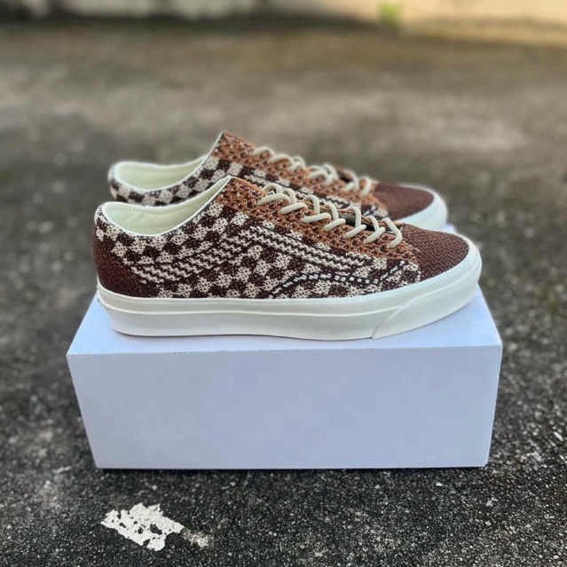 Vans Old Skool Reissue 36 Lx Ek Brown Original Resmi Store