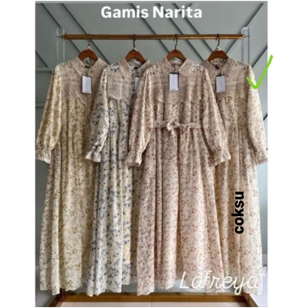 Sale sale gamis dress valley,narita,herera, flora, yasinta LFY by lafreya
