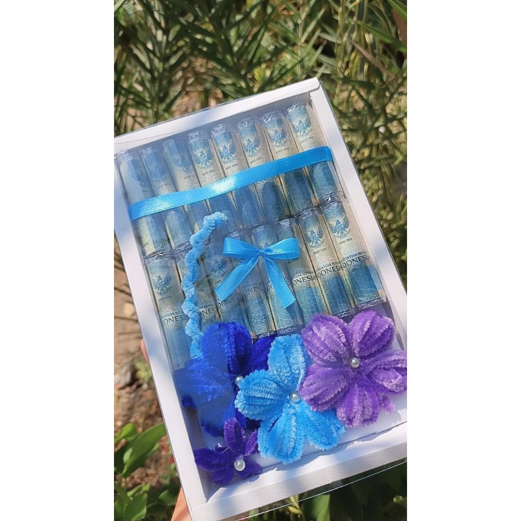 Bucket Uang | Bouquet Flower | Box Uang | Box Money Flower | Bloom Box Money Flower | Kotak Duit | K