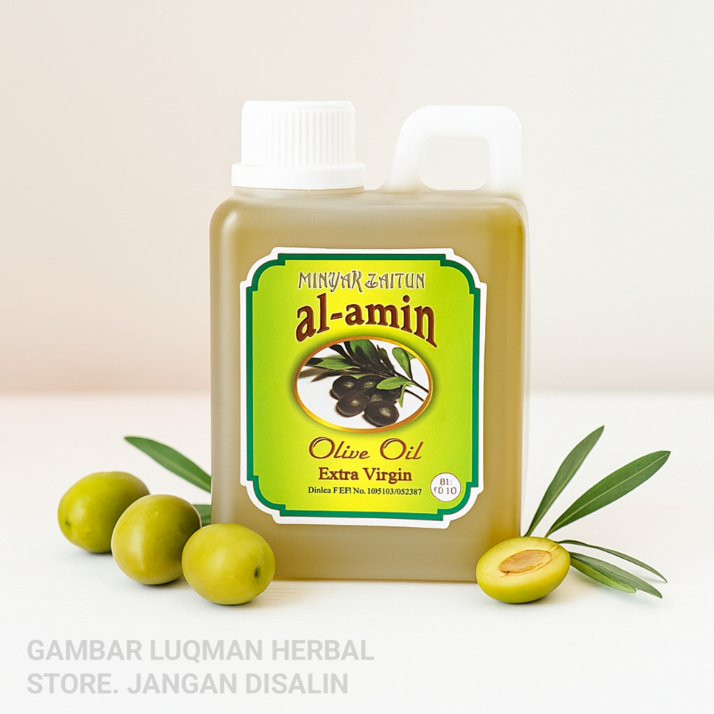 

Minyak Zaitun Al Amin 0,5 Liter / 500 ml | Olive Oil Extra Virgin Zaitun Oil Al-Amin 1/2 L