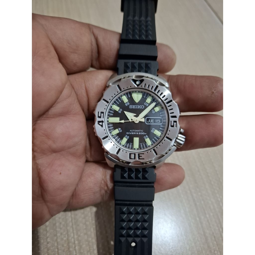 jam seiko diver monster gen 1. sports diver classic antik rare collectible