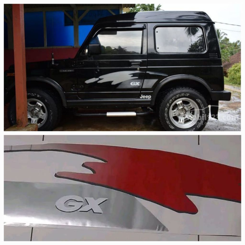 List body stiker Katana GX 1.0 SUV / List body stiker Suzuki Katana GX SUV tahun 1990an - 2000an/ Li