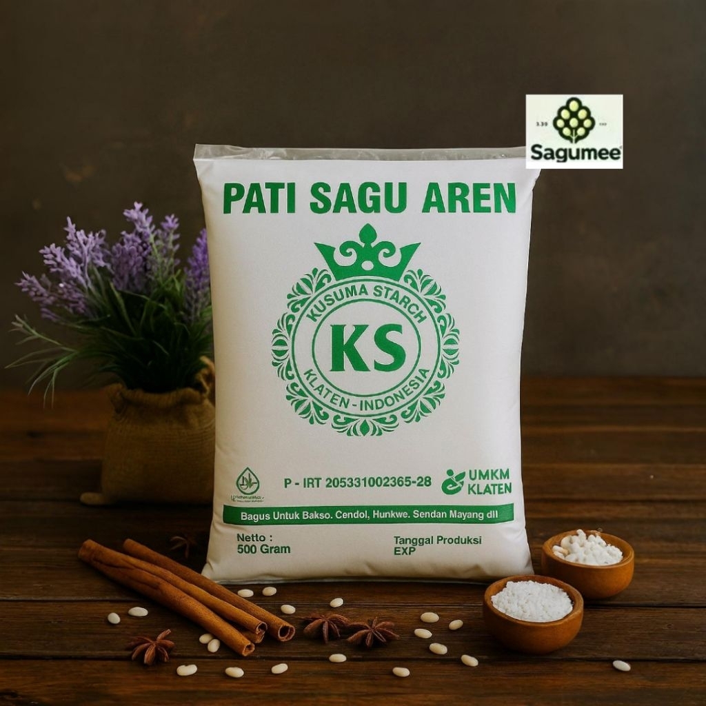 

Tepung Sagu Aren 1KG Merk Kusuma