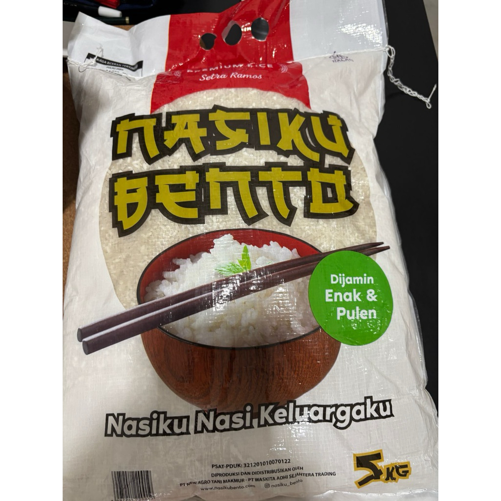 

BERAS NASIKU BENTO Premium Rice 5kg – Setra Ramos