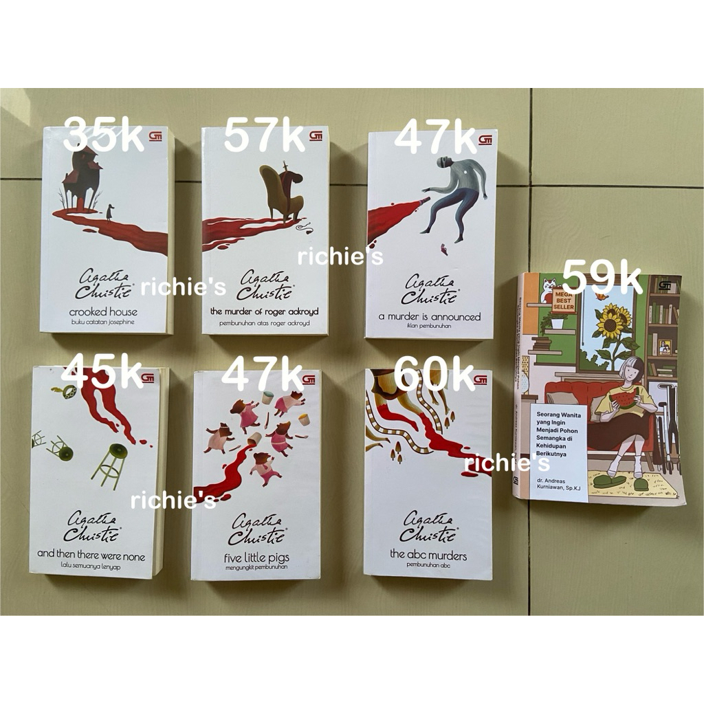 [PRELOVED] Novel Agatha Christie