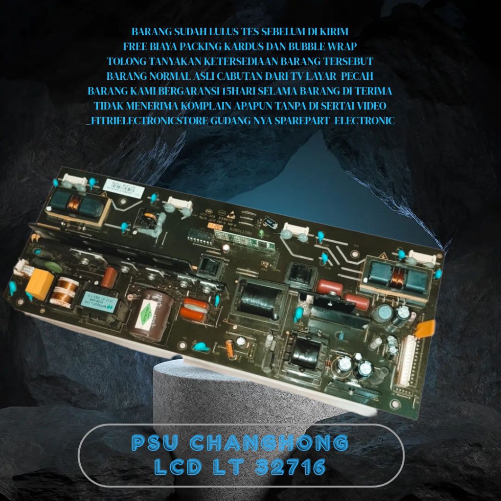 psu power supply tv lcd Changhong  lt32716 psu regulator  Changhong lt32716