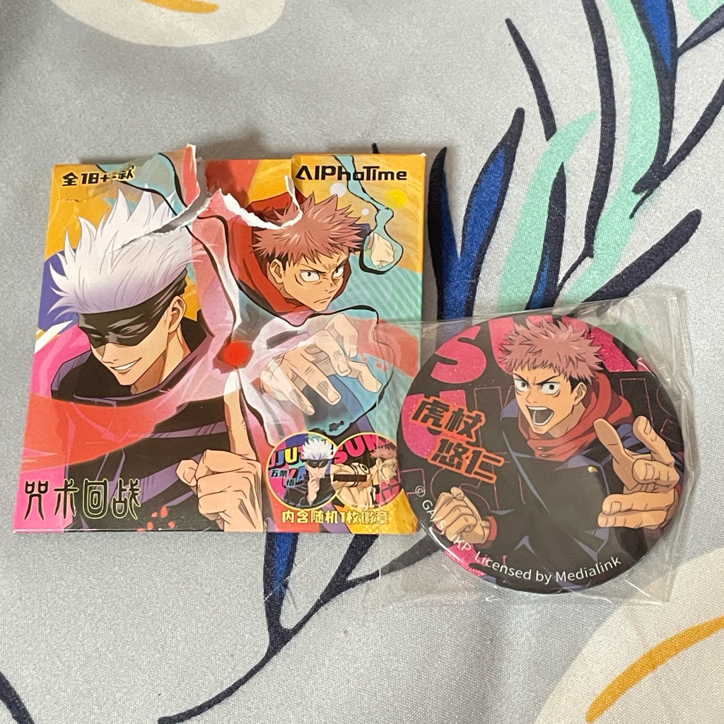 pin badge official miniso x jujutsu kaisen jjk itadori yuuji yuji gacha