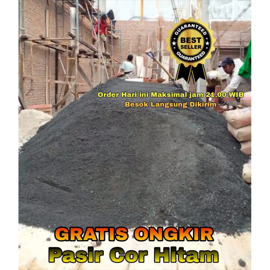 PASIR COR / PASIR HITAM COR EXTRA BETON