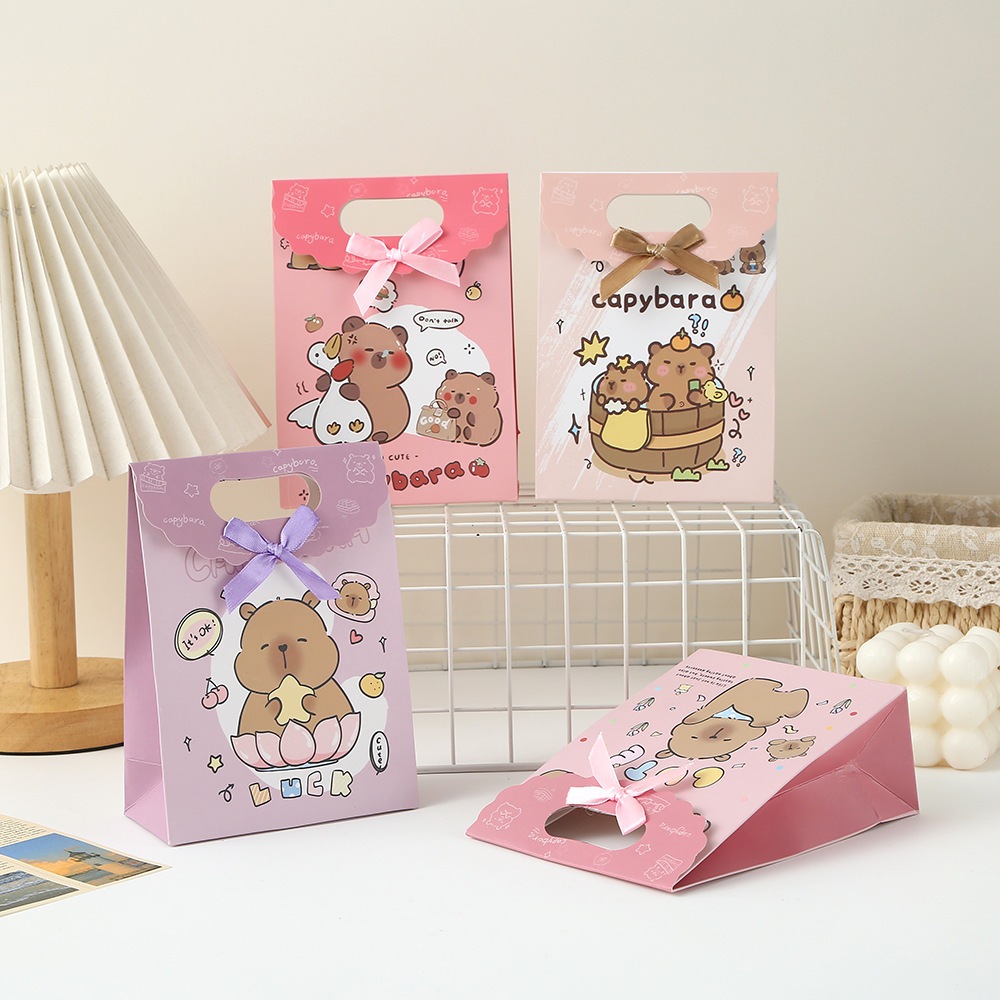 

Tas Kertas Bingkisan | Tas Kertas Hadiah Motif CAPYBARA