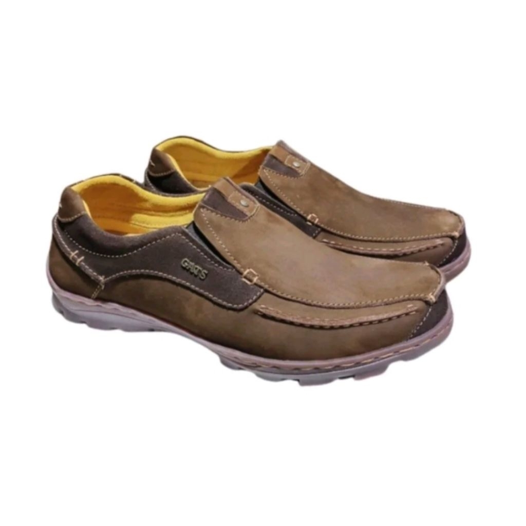 Sepatu Casual Pria Dewasa Gats  TO 2208 Coklat Original