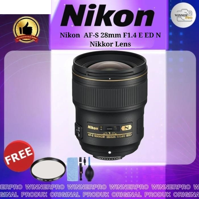 Lensa Nikon AF-S 28mm F1.4 E ED - Nikkor AFS 28 mm F/1.4 E ED