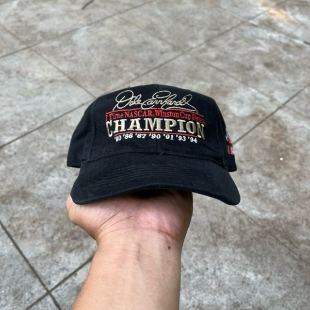 Vintage Dale Earnhardt NASCAR Winston Cup Dad Hat Champion