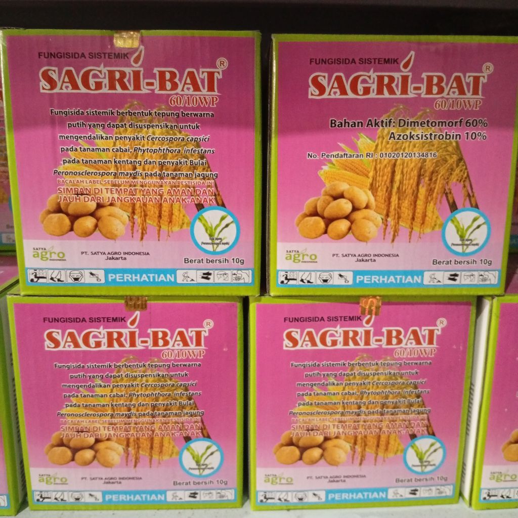 Fungisida Sagri bat 60/10 10 gram