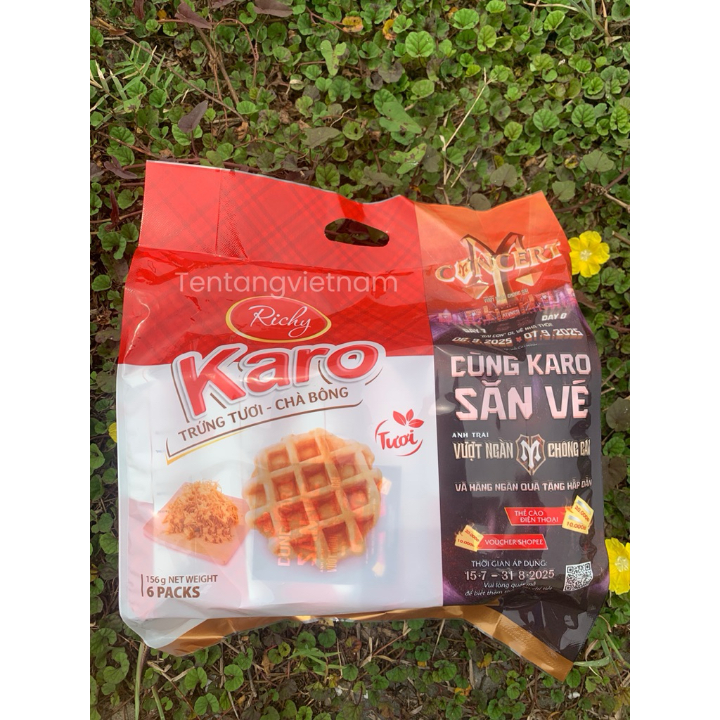 

SNACK VIETNAM | Karo Egg Waffle with Meat Floss – 6 Packs (156g)