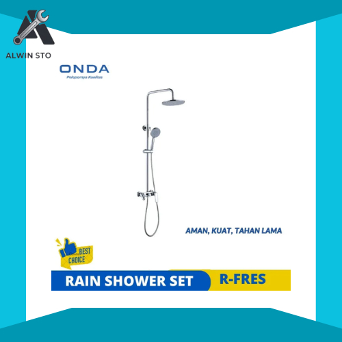 ONDA R-FRES Rain Shower Set / Shower Mandi Air Panas Dingin Lengkap