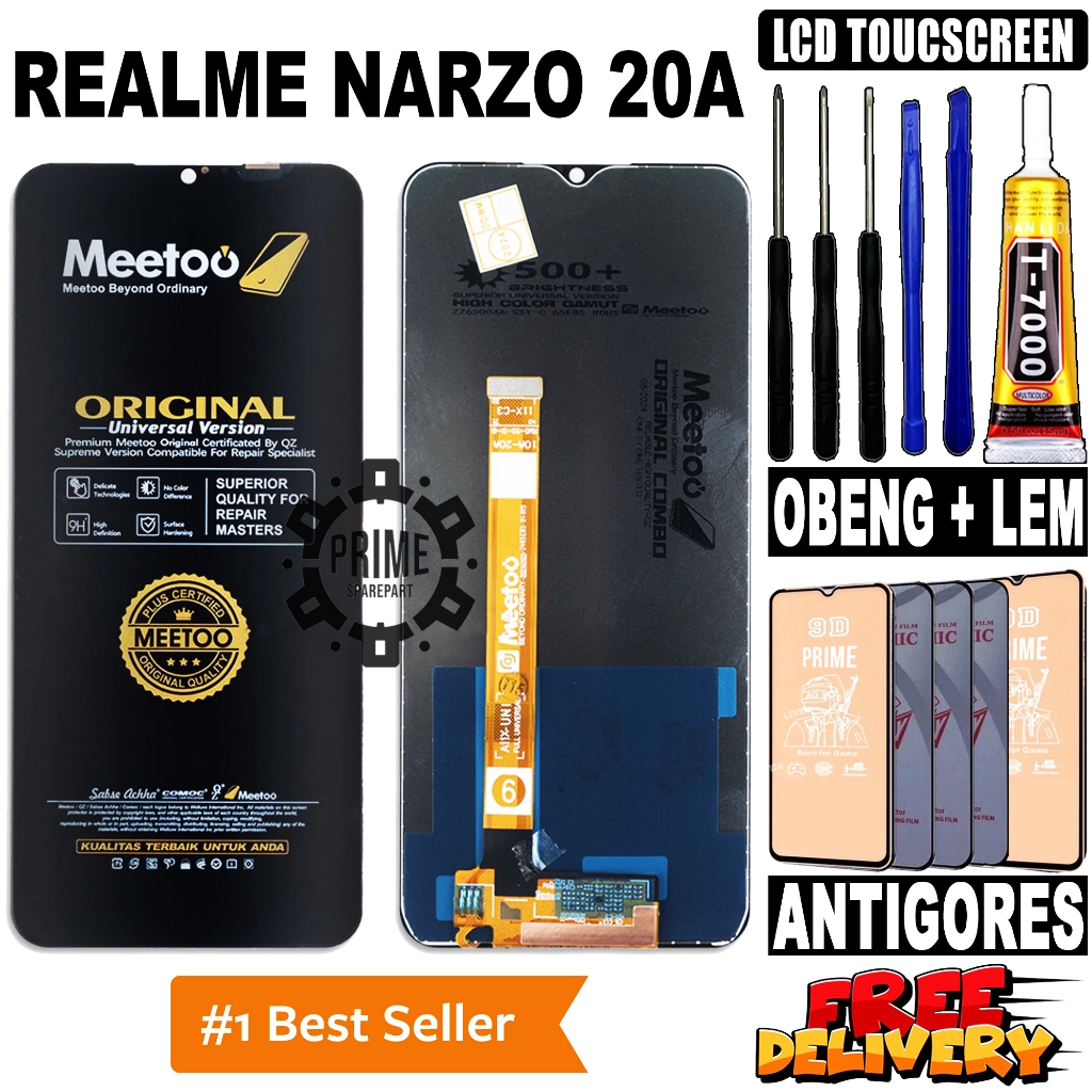 LCD REALME NARZO 20A ORIGINAL OEM LCD TOUCHSCREEN REALME NARZO 20A FULLSET