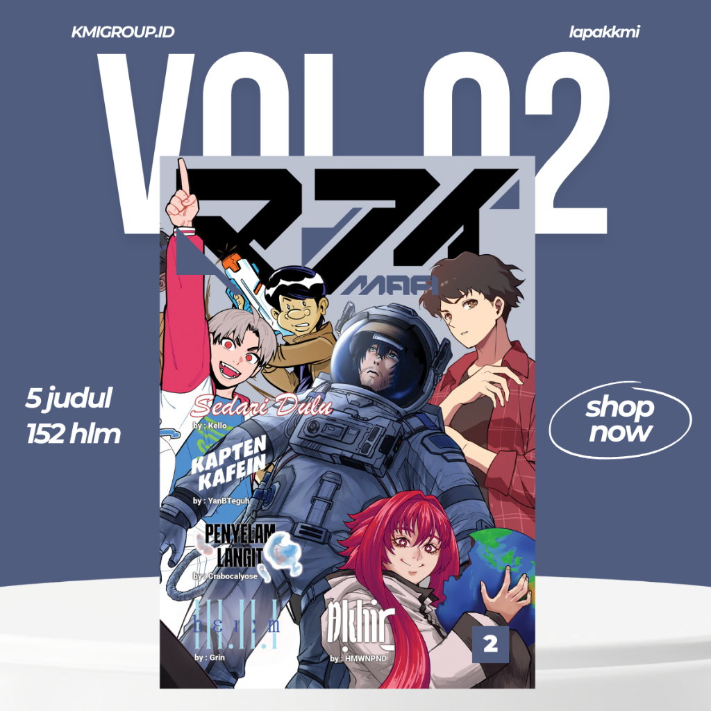 Komik MAFI Vol. 2 – Kompilasi Pemenang Mangaka Fire | 5 Judul, 152 Halaman, Komik Indonesia