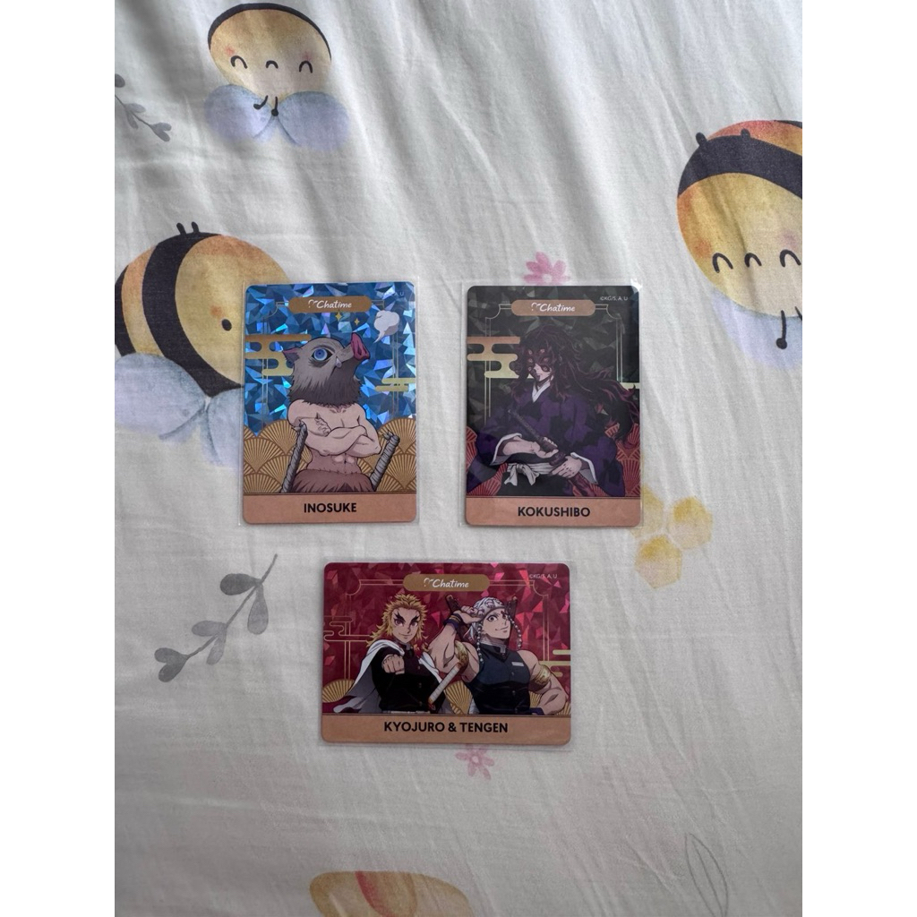 Kartu Demon Slayer x Chatime