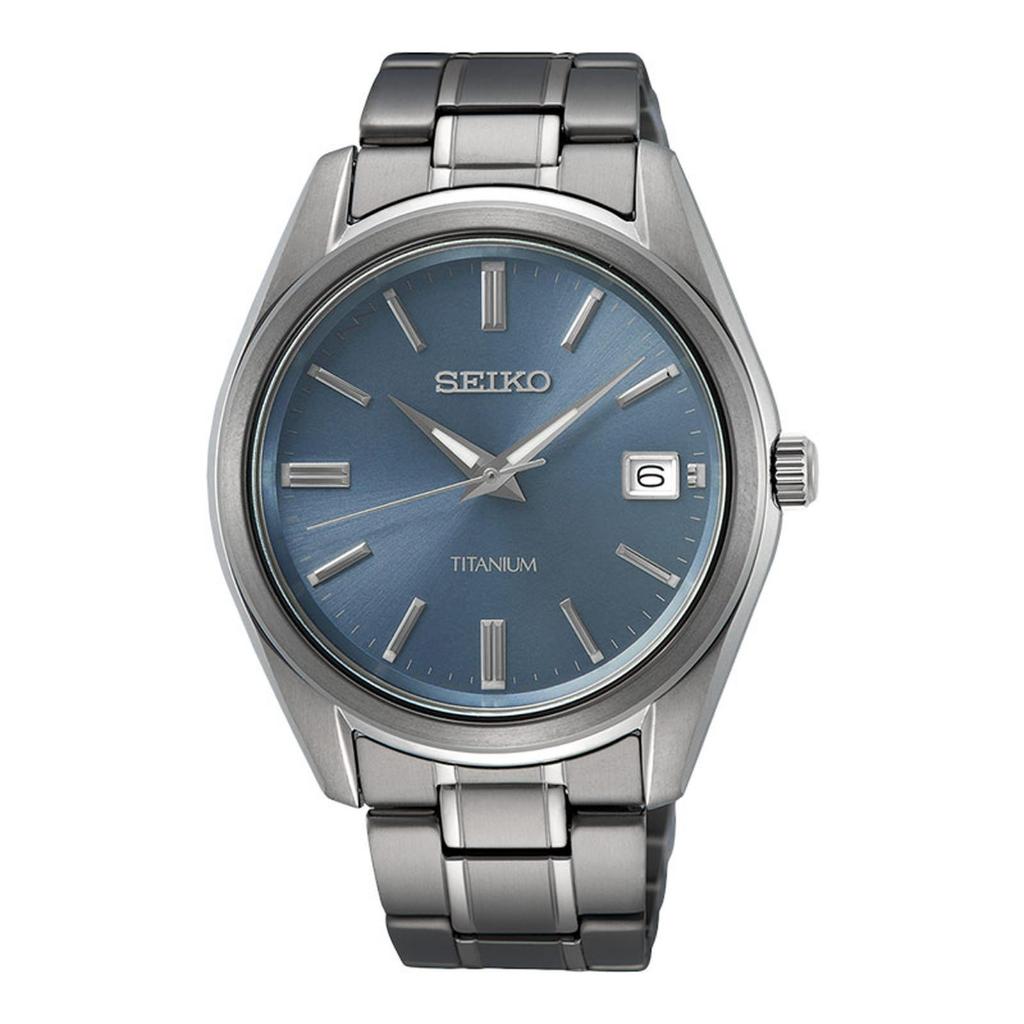SEIKO SUR371PI TITANIUM JAM TANGAN PRIA ORIGINAL