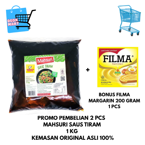 

PROMO Mahsuri Saus Tiram 1 Kg (2pcs Mahsuri + 1pcs Filma)