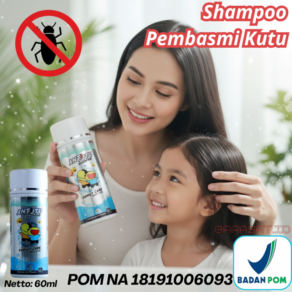 Membasmi kutu  Membasmi telur kutu  Menyehatkan rambut Rahasia Rambut Sehat dan Bebas Kutu