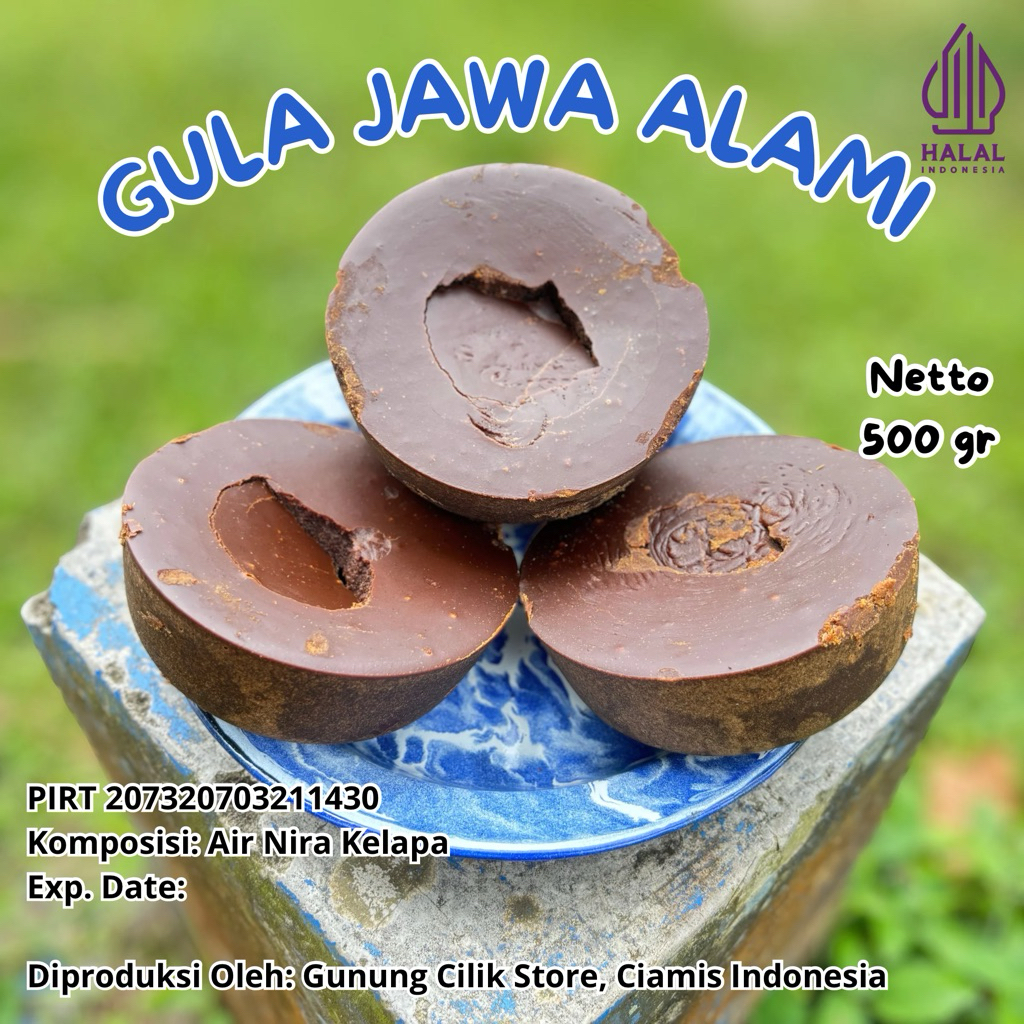 

Gula Jawa Merah Kelapa Original Organik Asli Tanpa Campuran Pengawet