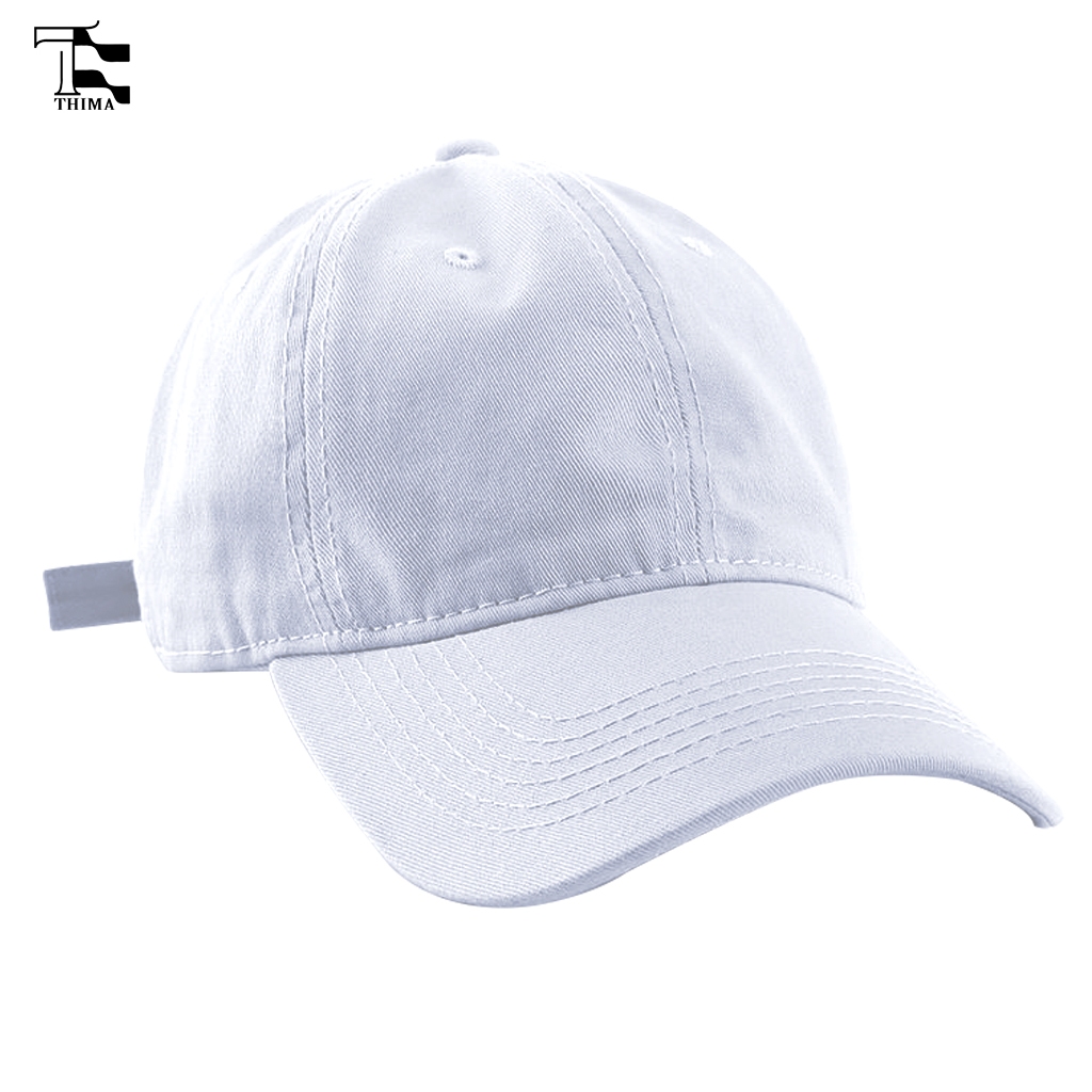 Topi Putih Polos Premium Pria Wanita Nyaman Topi Baseball
