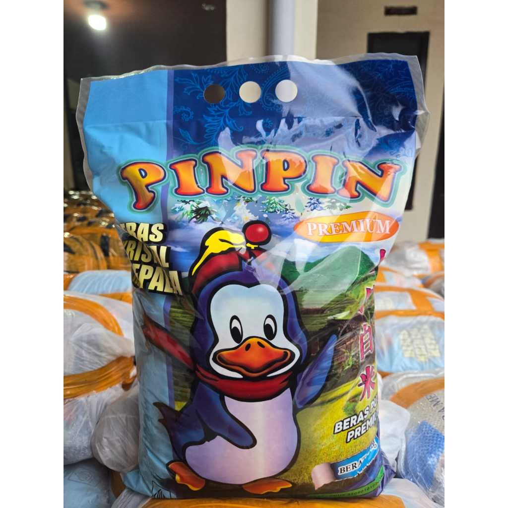 BERAS PINPIN KEMASAN 5 KG AN TERMURAH