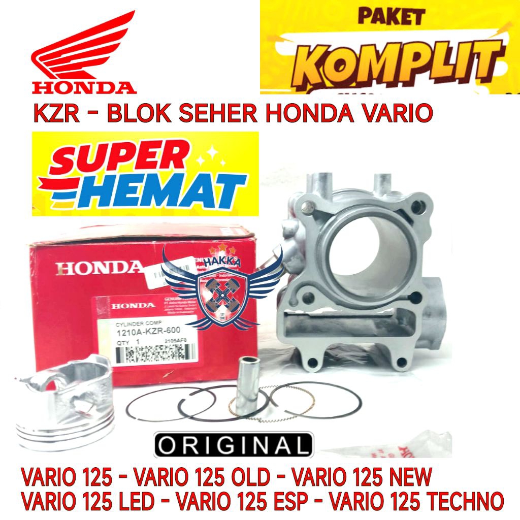 KZR ORIGINAL BLOK SEHER HONDA VARIO 125, BLOK SEHER HONDA VARIO 125 OLD, BLOK SEHER HONDA VARIO 125 