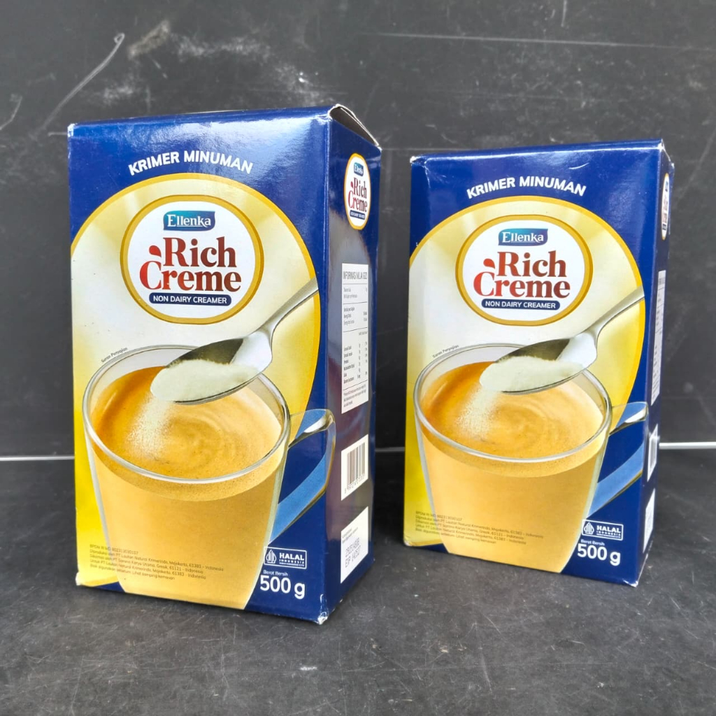 

Rich Creme Non Dairy Cremer Ellenka 500gr ( Pak ) [ Original ]