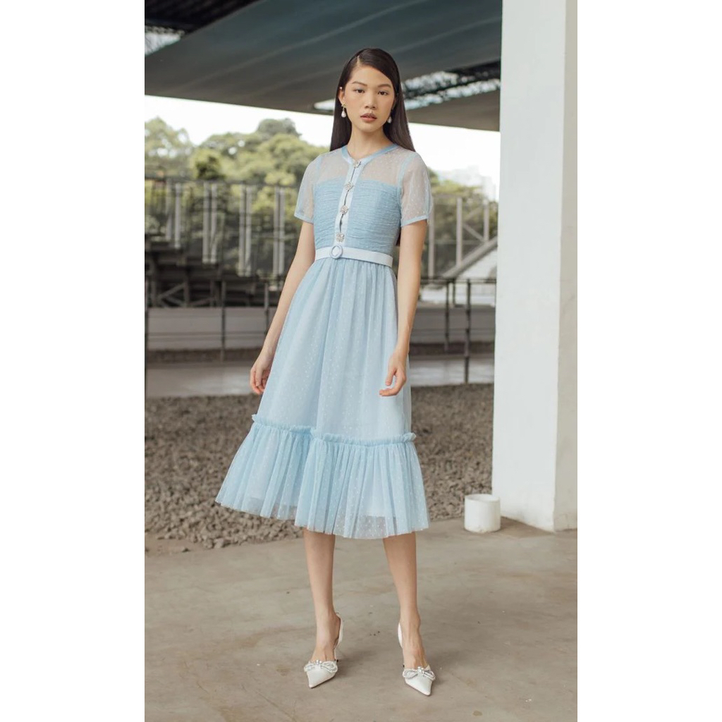 POSHTURE - Antonia Dress in Blue