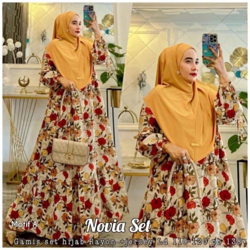Lavanya Dress• Arafah Dress Gamis Rayon Wanita Fashion Muslim Wanita Best Seller