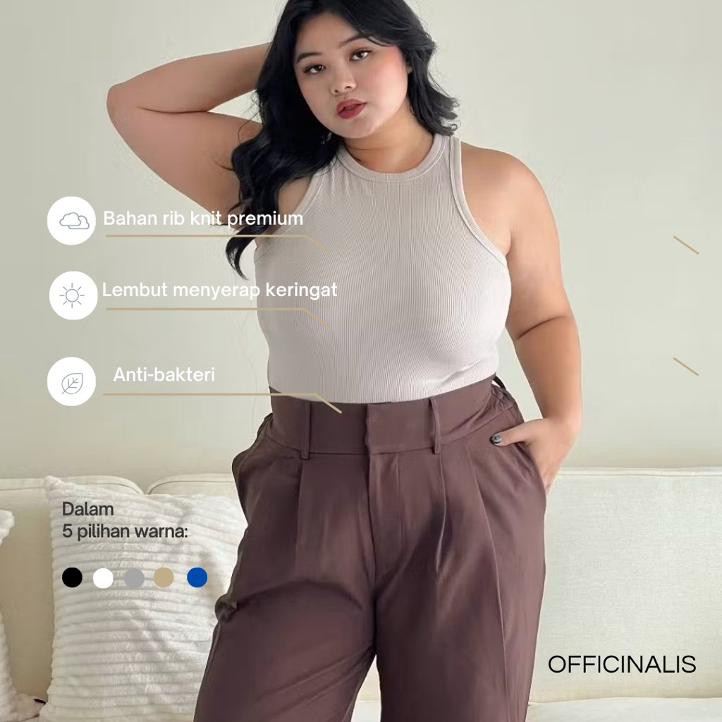 ORO TOP | Tanktop Wanita Jumbo Camisole |Tank Top Jumbo [Extra Large] |Tanktop Big Size