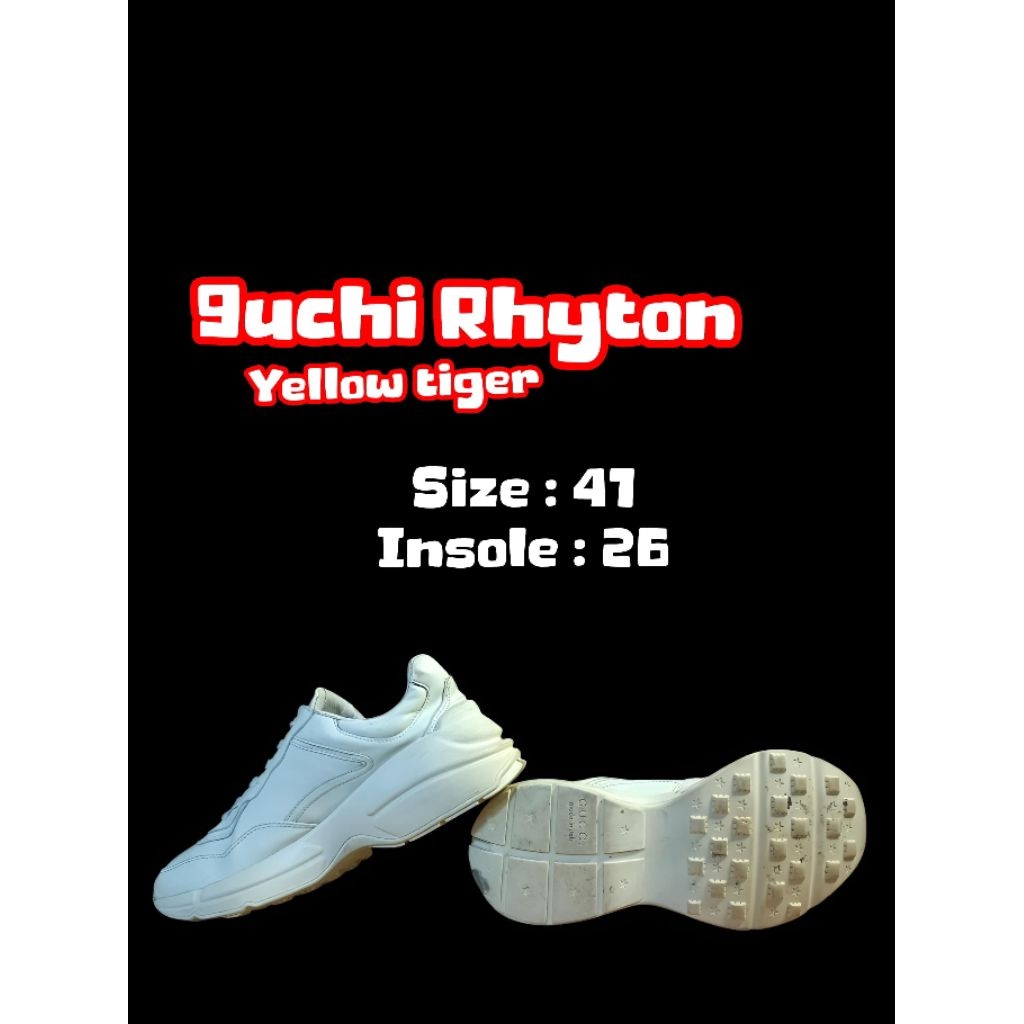 sepatu sneakers second 9uuchi rhyton size 41