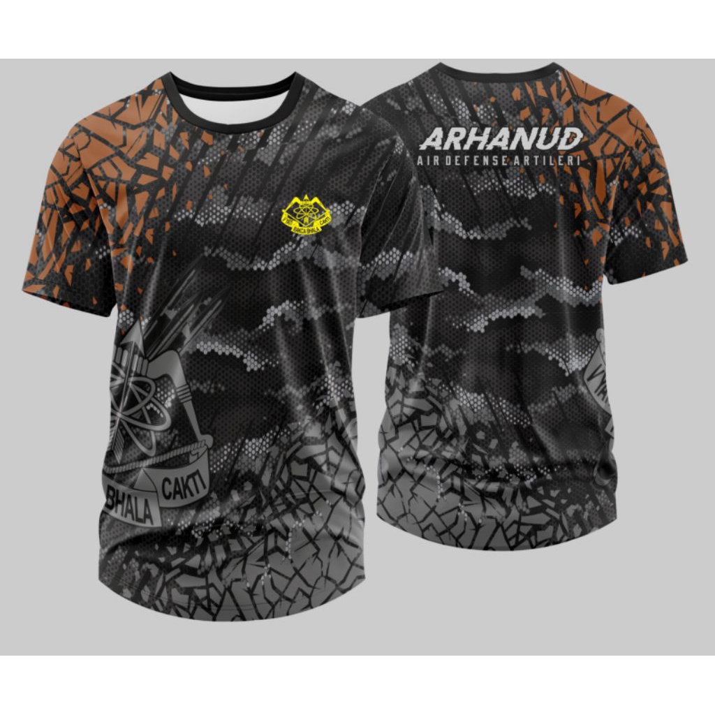 KAOS ARHANUD / LOGO ARHANUD / AIR DEFENCE ARTILERY