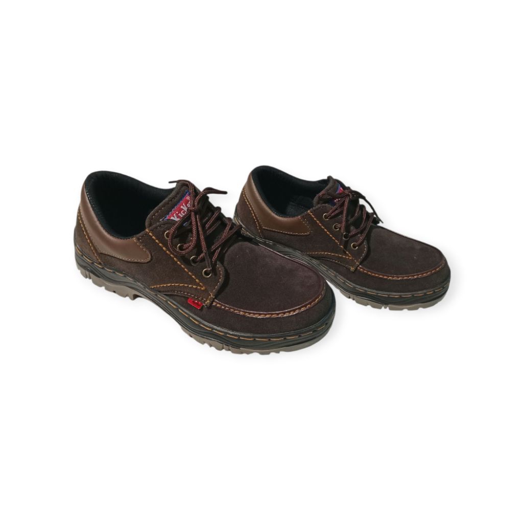 sepatu boots pria sepatu kerja pria sepatu boots bahan suede Shoes