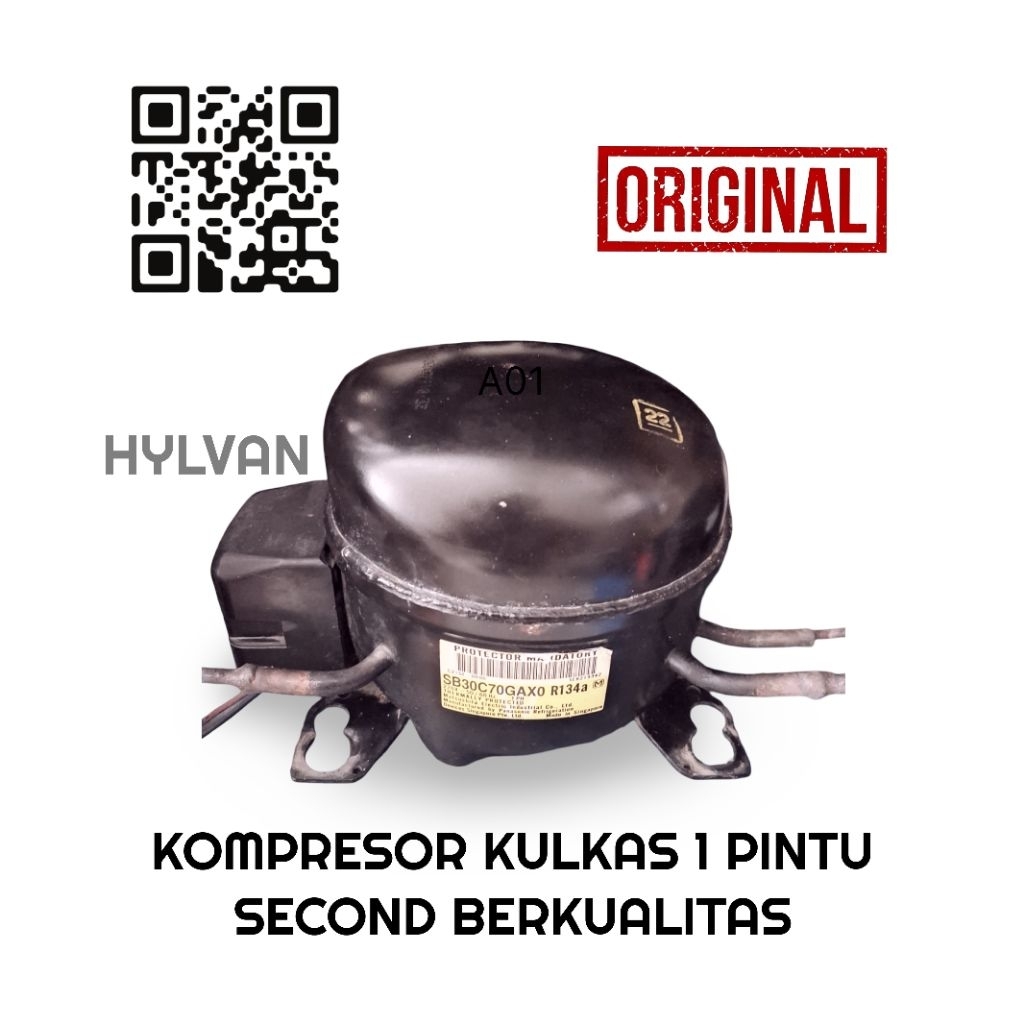 KOMPRESOR KULKAS 1 PINTU SECOND BERKUALITAS