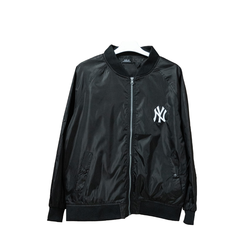 Jaket Bomber MLB Basic Padded Mega Logo Bomber Jacket Black