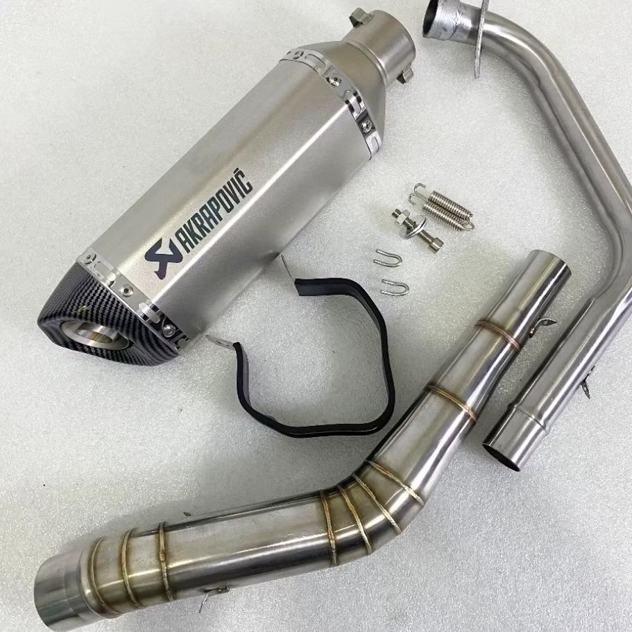 KNALPOT Original TAIWAN AKRAPOVIC SE TITAN SERIES NGEBAS  ADEM FOR  R15 OLD V2 V3 V4 MT 15 VIXION XA