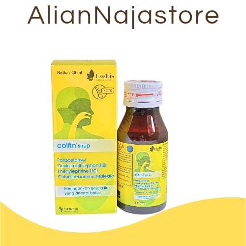 Colfin Sirup 60 Ml - Obat Batuk Pilek Demam Flu Dewasa Anak