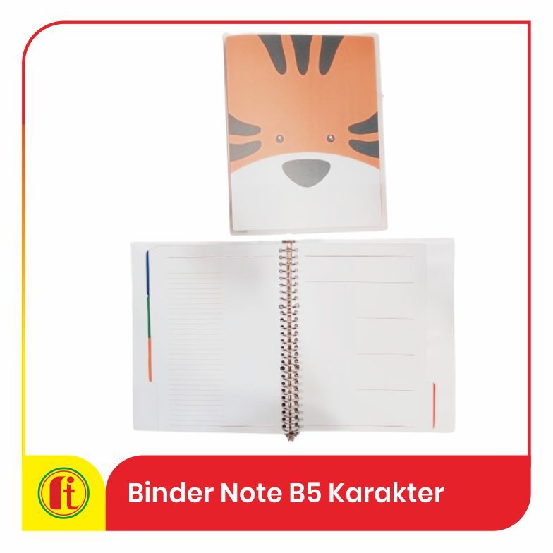 

Binder Note B5 Karakter Hewan
