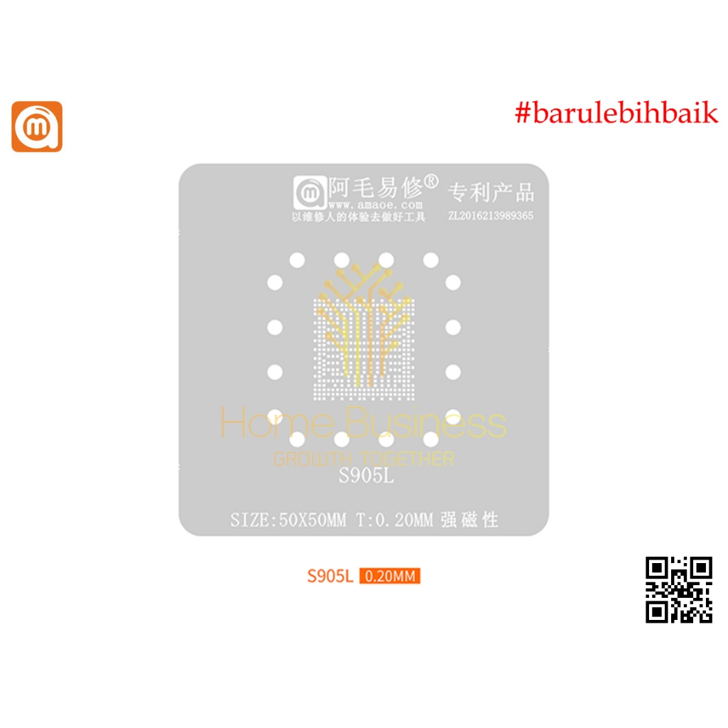 AMAOE AMAO Cetakan Stencil Plat 70X AMLOGIC S905L S905 S905X4 S905Z S905 S 905 905L