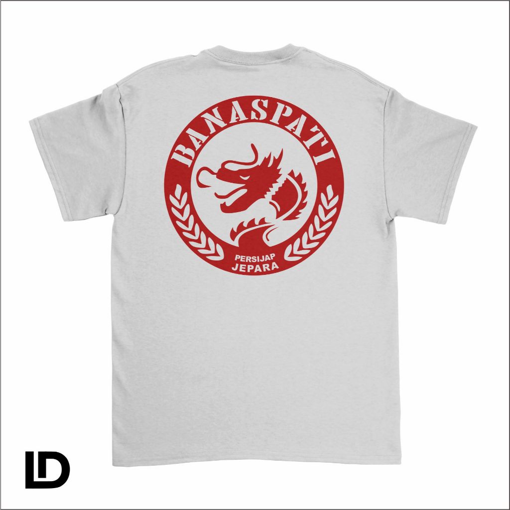 Kaos Distro Banaspati Persijap Jepara White Cotton Combed 24s