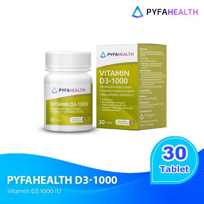 Pyfahealth D3-1000 Vitamin D3 1000 IU