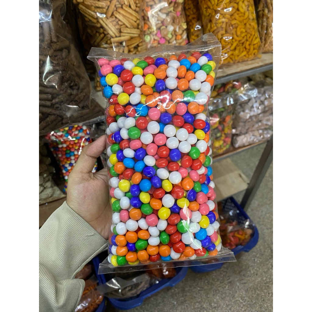 

permen biscuit warna-warni 500g