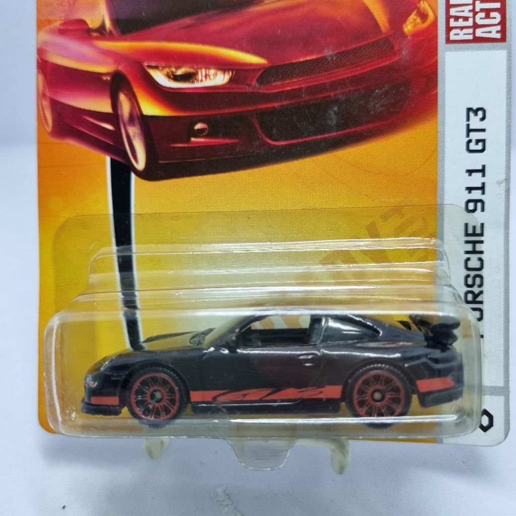 Diecast MATCHBOX 1:64 PORSCHE 911 GT3 Hitam Black