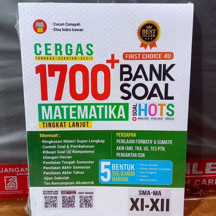 BUKU CERGAS MATEMATIKA TINGKAT LANJUT UNTUK SMA MA KELAS XI XII PENERBIT YRAMA WIDYA