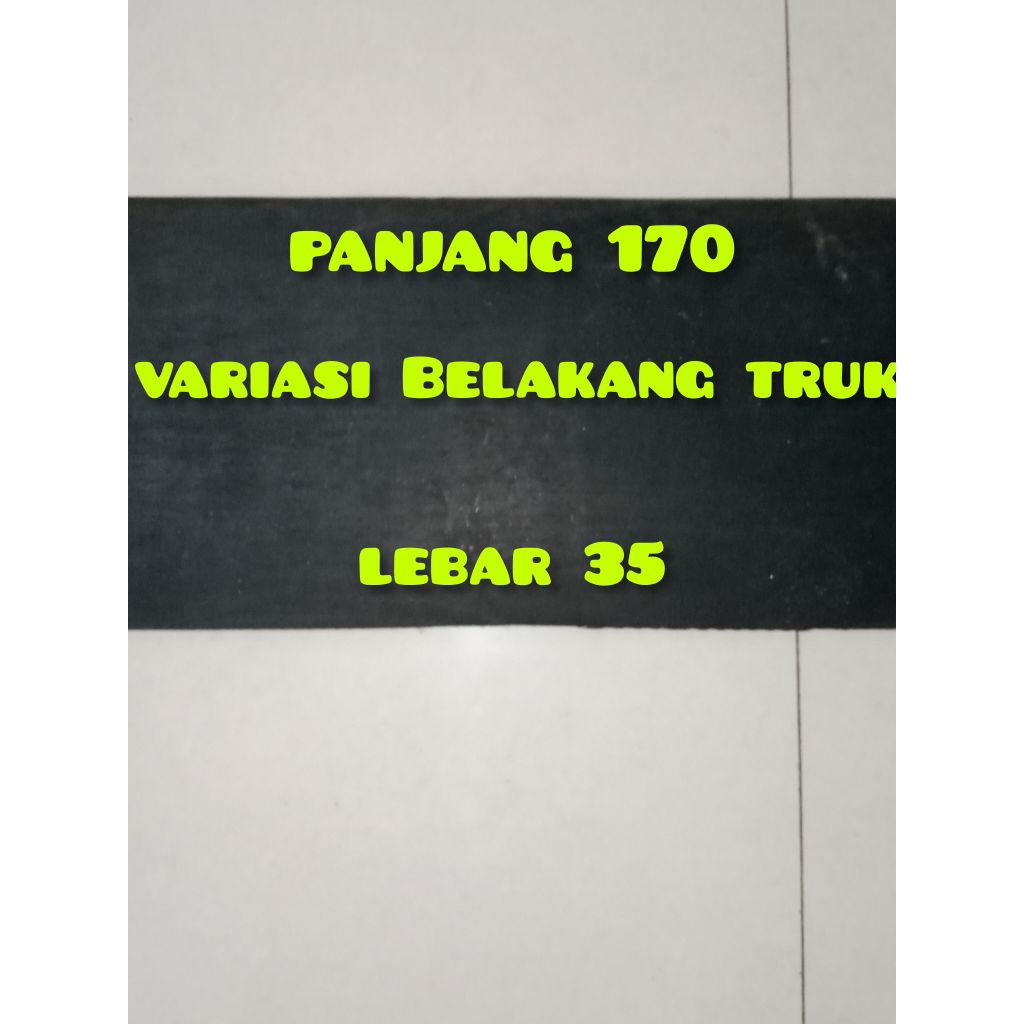 karpet lumpur variasi belakang truk