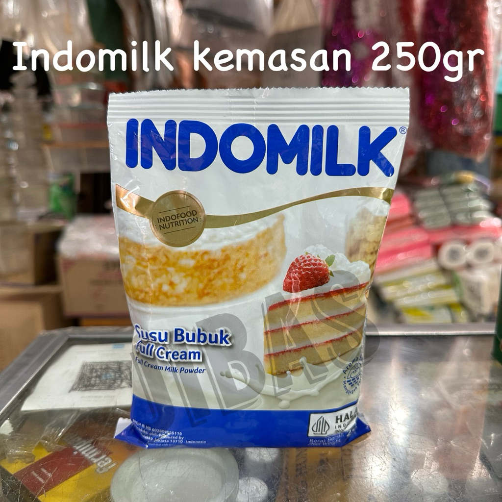 

Susu Bubuk Full Cream Indomilk 250gr